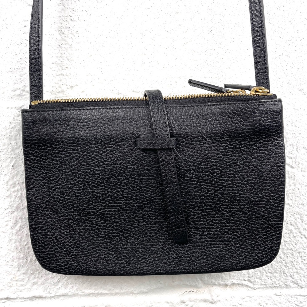 Annabel Ingall Jojo Crossbody Bag Black Leather